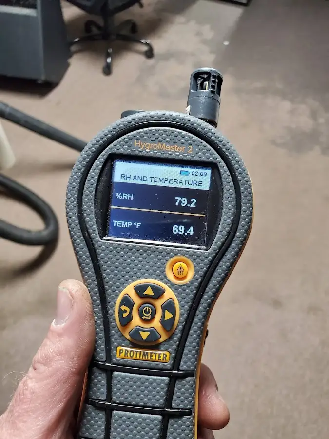 Moisture meter humidity assessment for Fire & Smoke Damage Restoration in Pontotoc